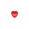 Bouton Coeur rouge