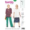 Patron Burda 6307 - Blouse pour femmes de 48 à 62