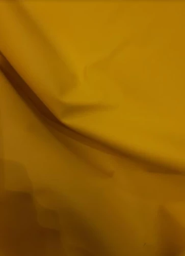 Tissu polyester mat jaune