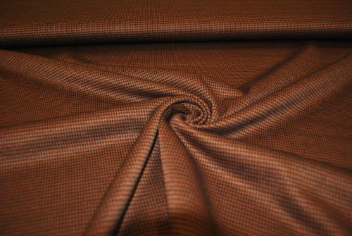 Tissu polyester marron et noir
