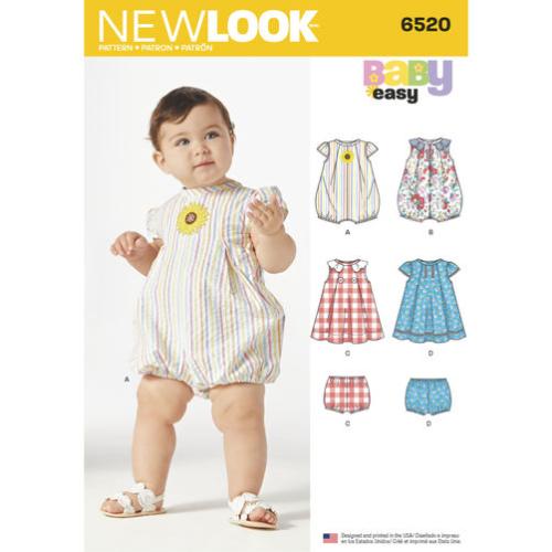 Patron New Look 6520 Ensemble bébé