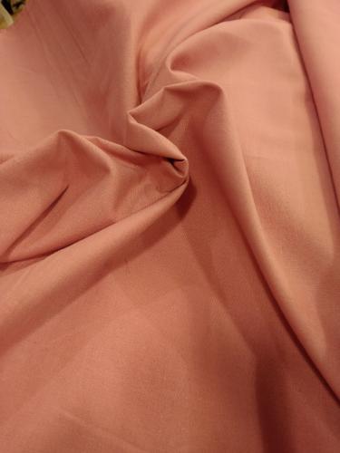 tissu coton boise de rose