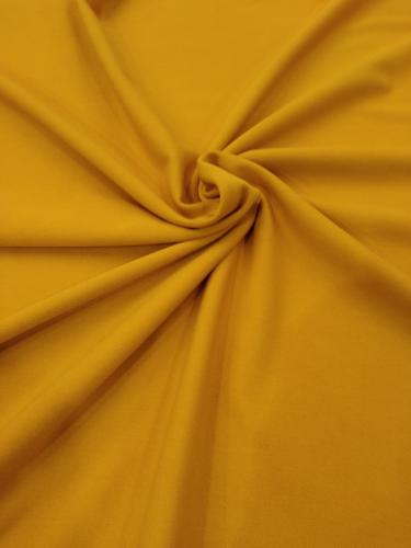 tissu polyester moutarde